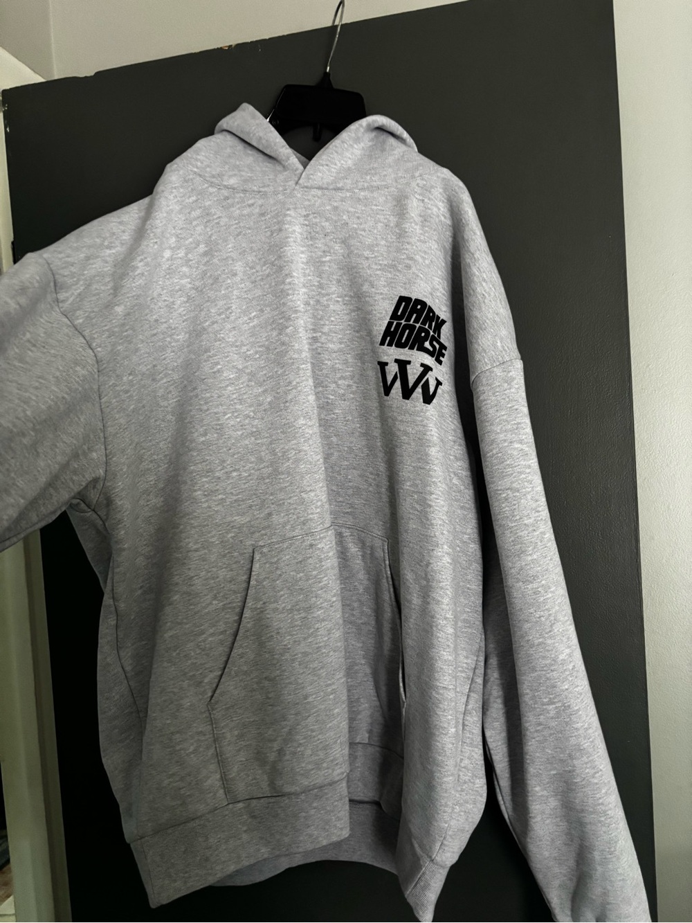 Gray Dark Horse Buffalo Bills Pullover Hoodie
